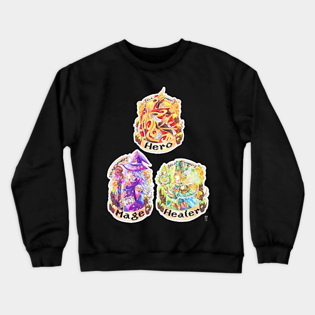 What Gamer Class are You? Crewneck Sweatshirt by candypiggy